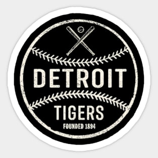 Detroit Tigers By Buck Sticker